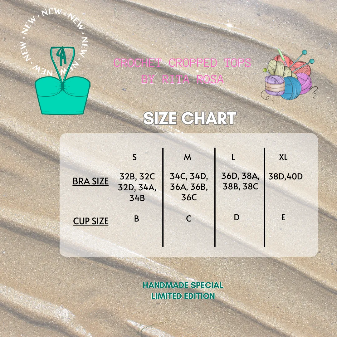 Radiant Bloom Crochet Bandeau Top