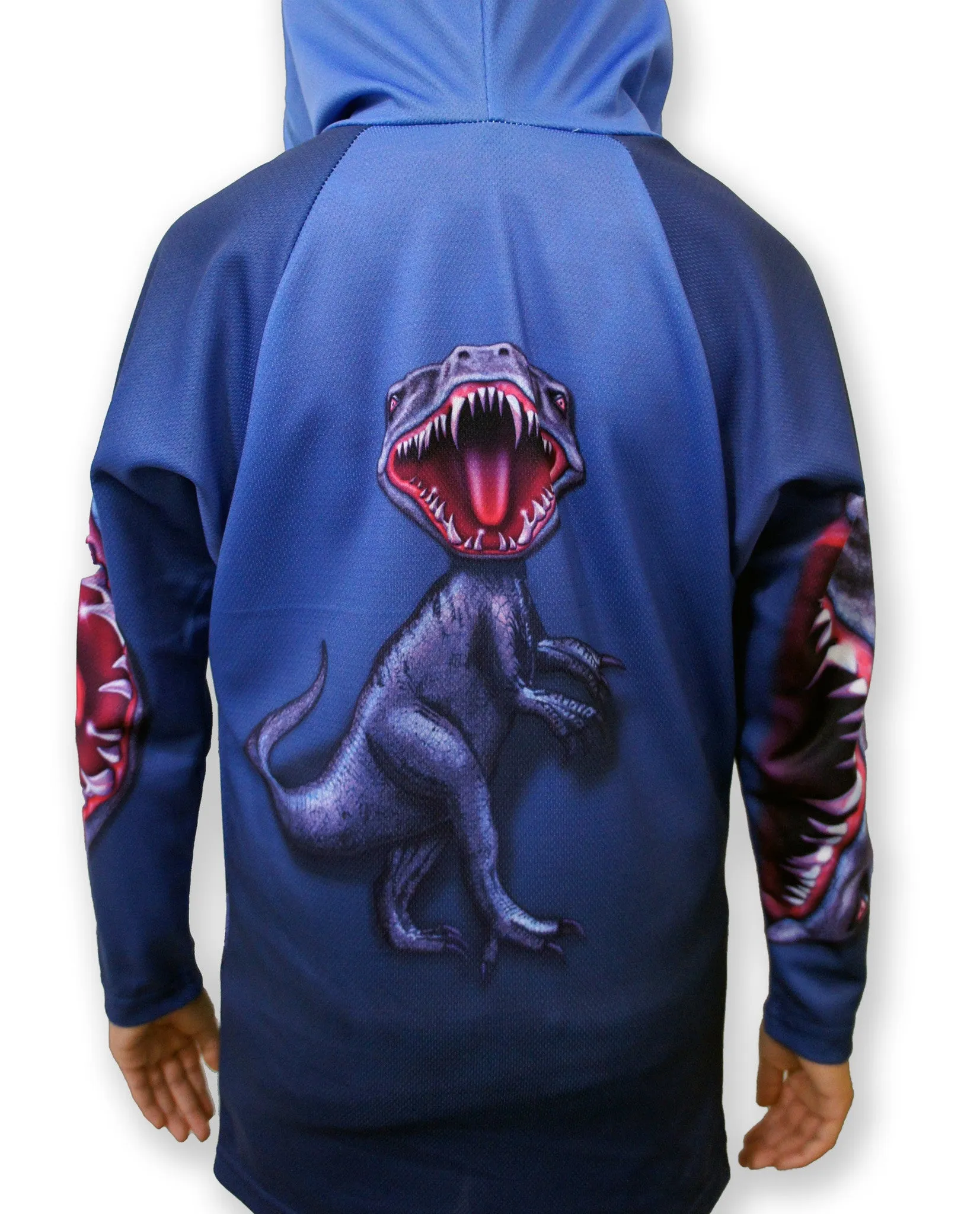 RAPTOR DINO Hoodie Sport Shirt by MOUTHMAN®