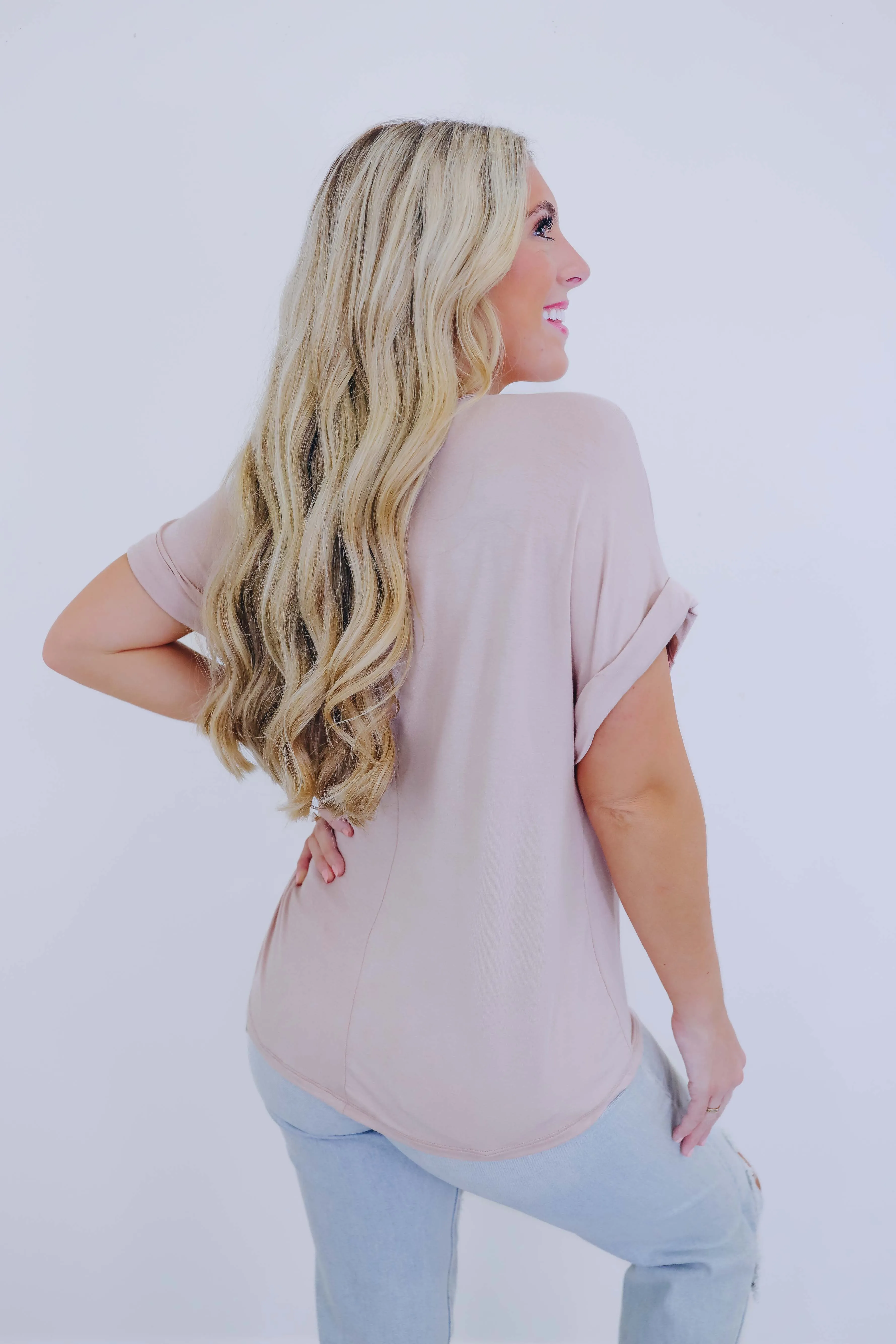 Rosalee Rhinestone Trim Top - 3 Colors