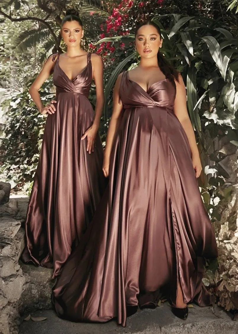 Roxy Satin Sweetheart Flow Maxi Dress Mauve