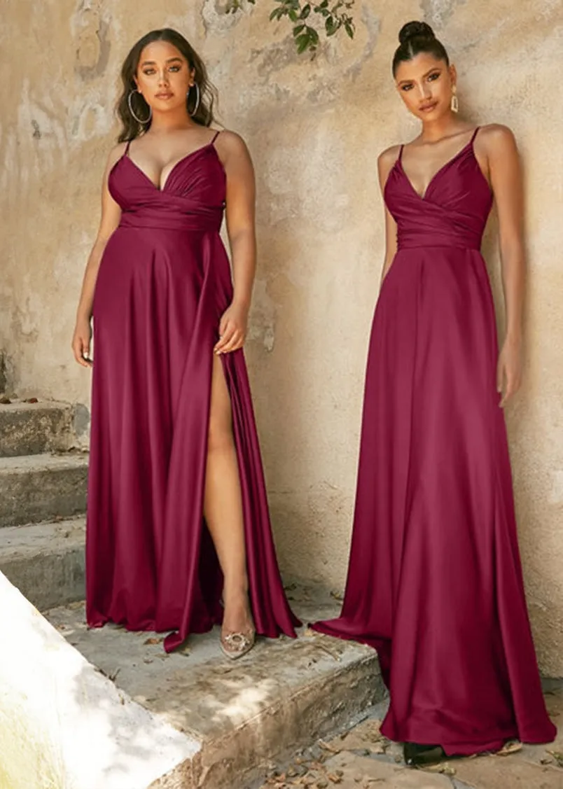 Roxy Satin Sweetheart Flow Maxi Dress Mauve