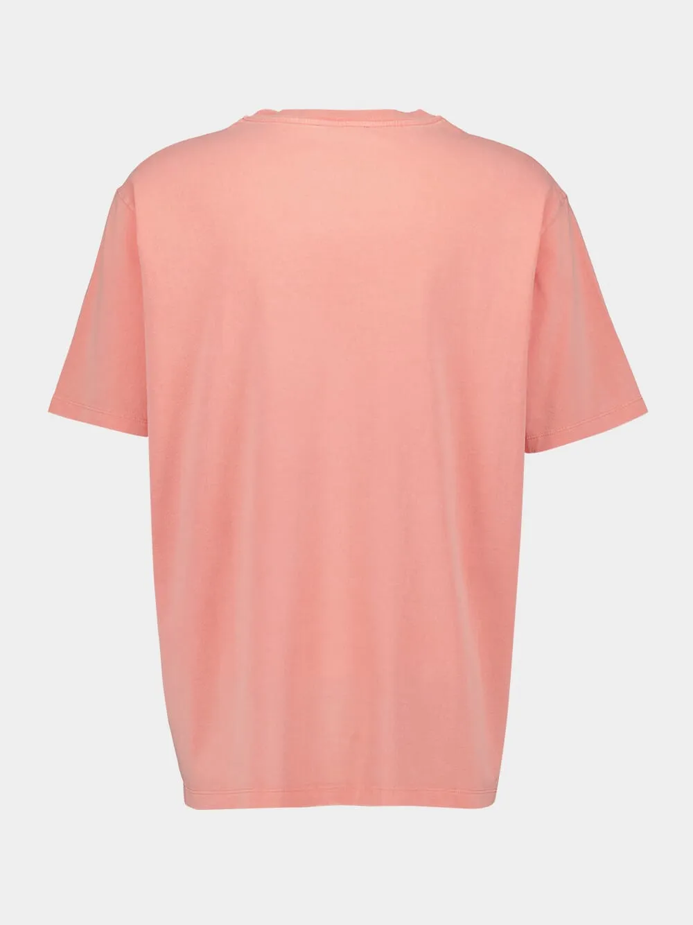 Salmon Vintage Balmain Embroidered T-Shirt