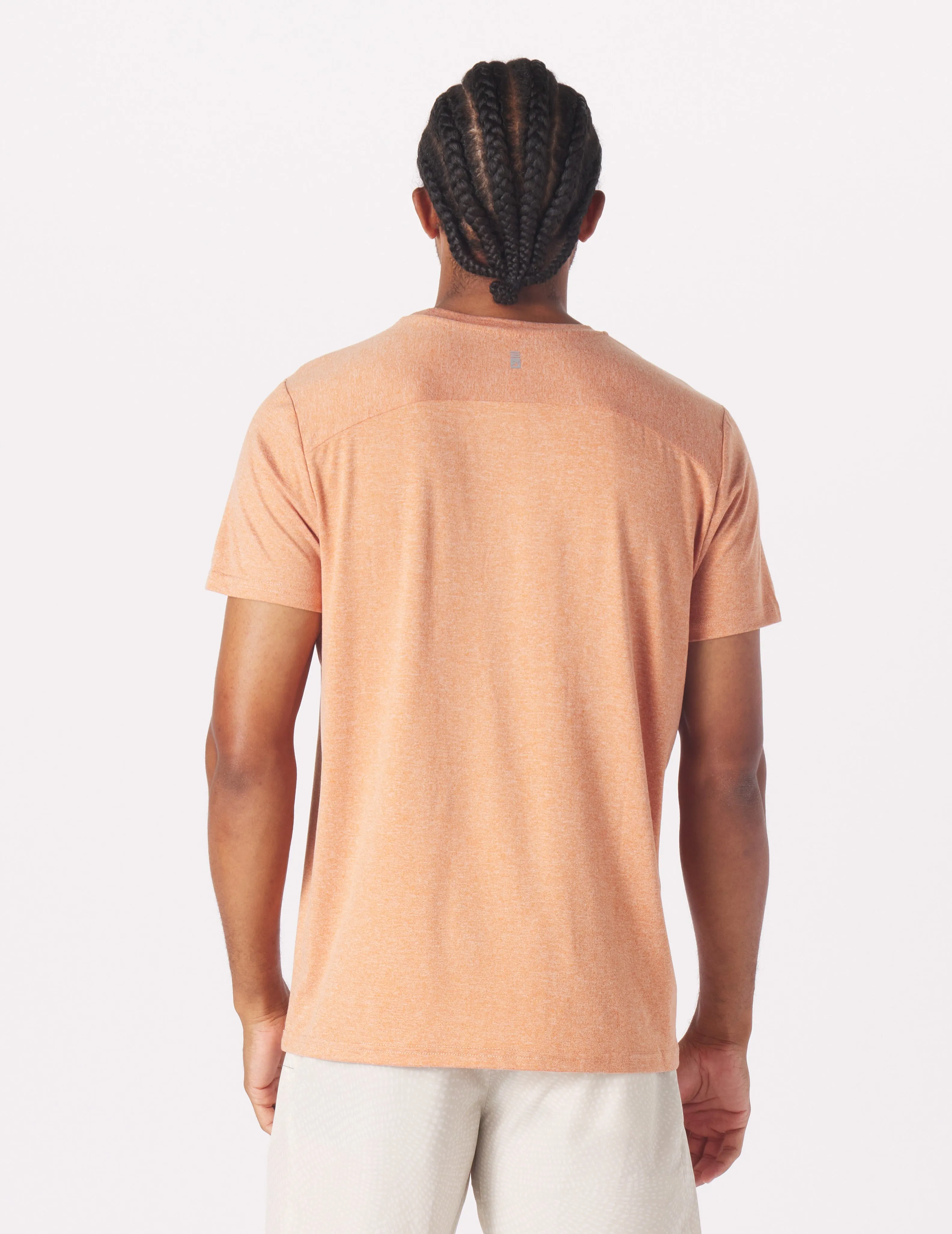 Salton Short Sleeve: Tangerine Heather