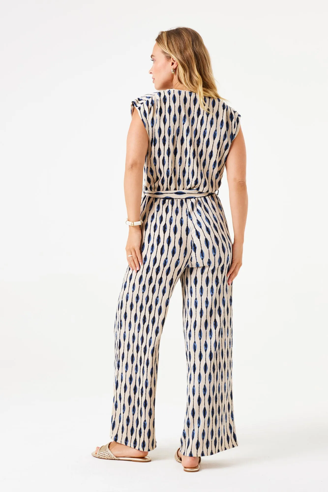SAND COAT JUMPSUIT