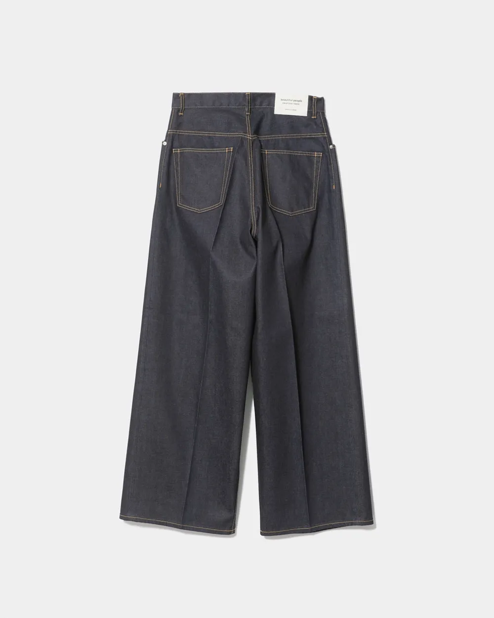 Selvedge Denim Trousers Fit - Indigo