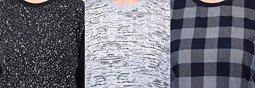SHAUN Women T-Shirt(104WTS3_XNK40_Multicolored_Medium_Pack of 3)