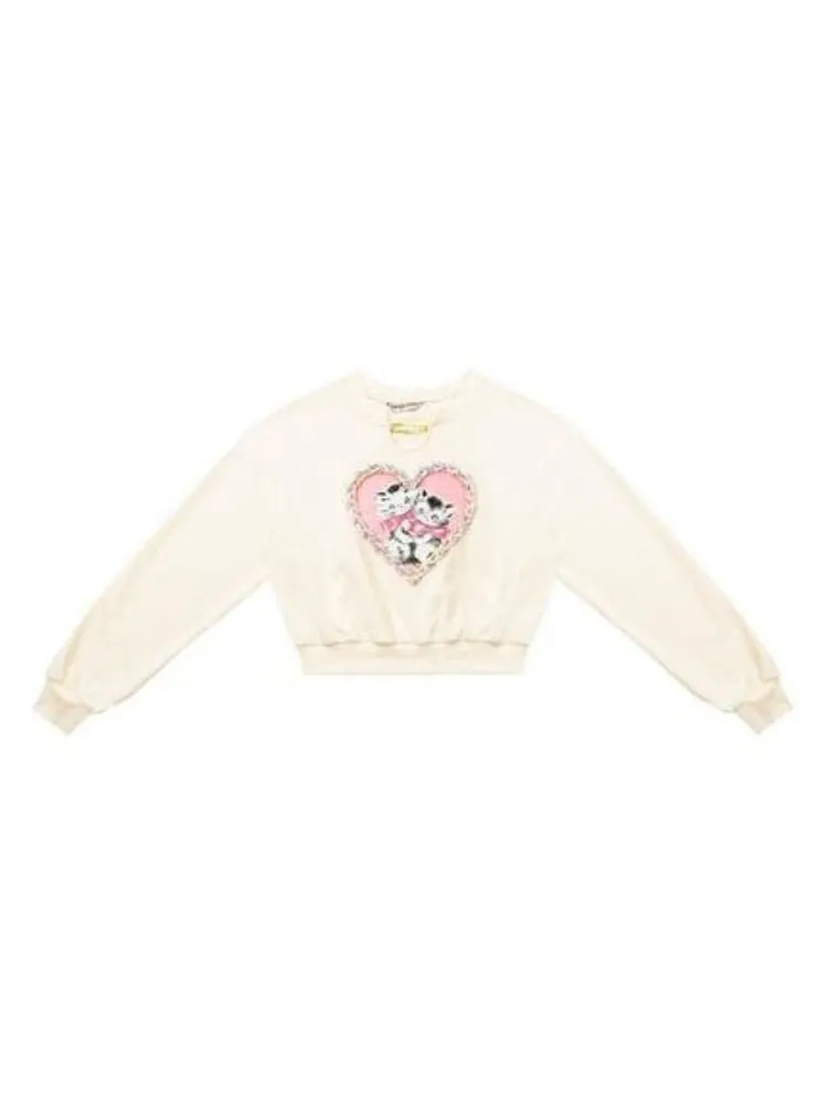 Short loose retro sweatshirt【s0000003767】