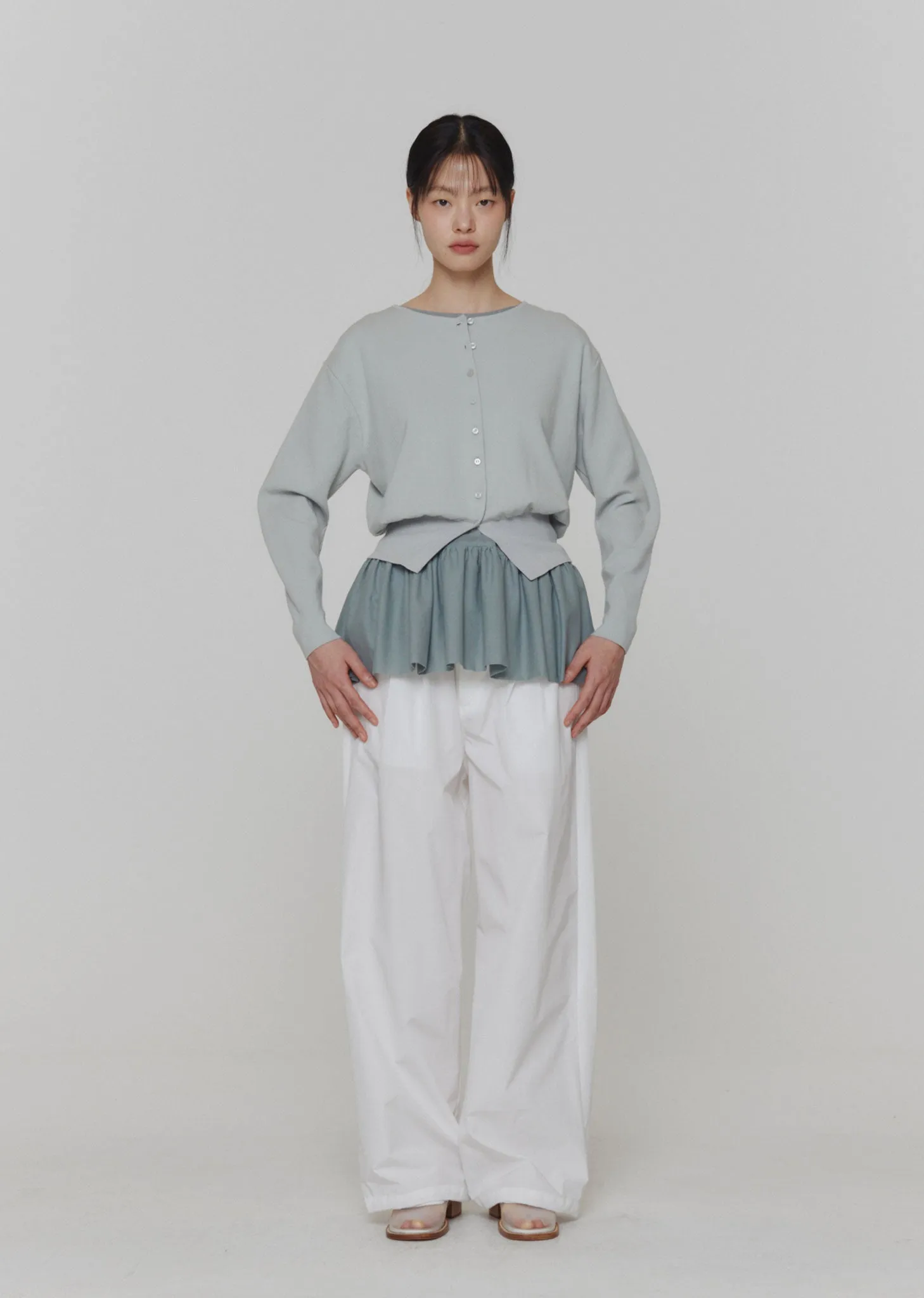 SHORT SLEEVE VOLUME TOP