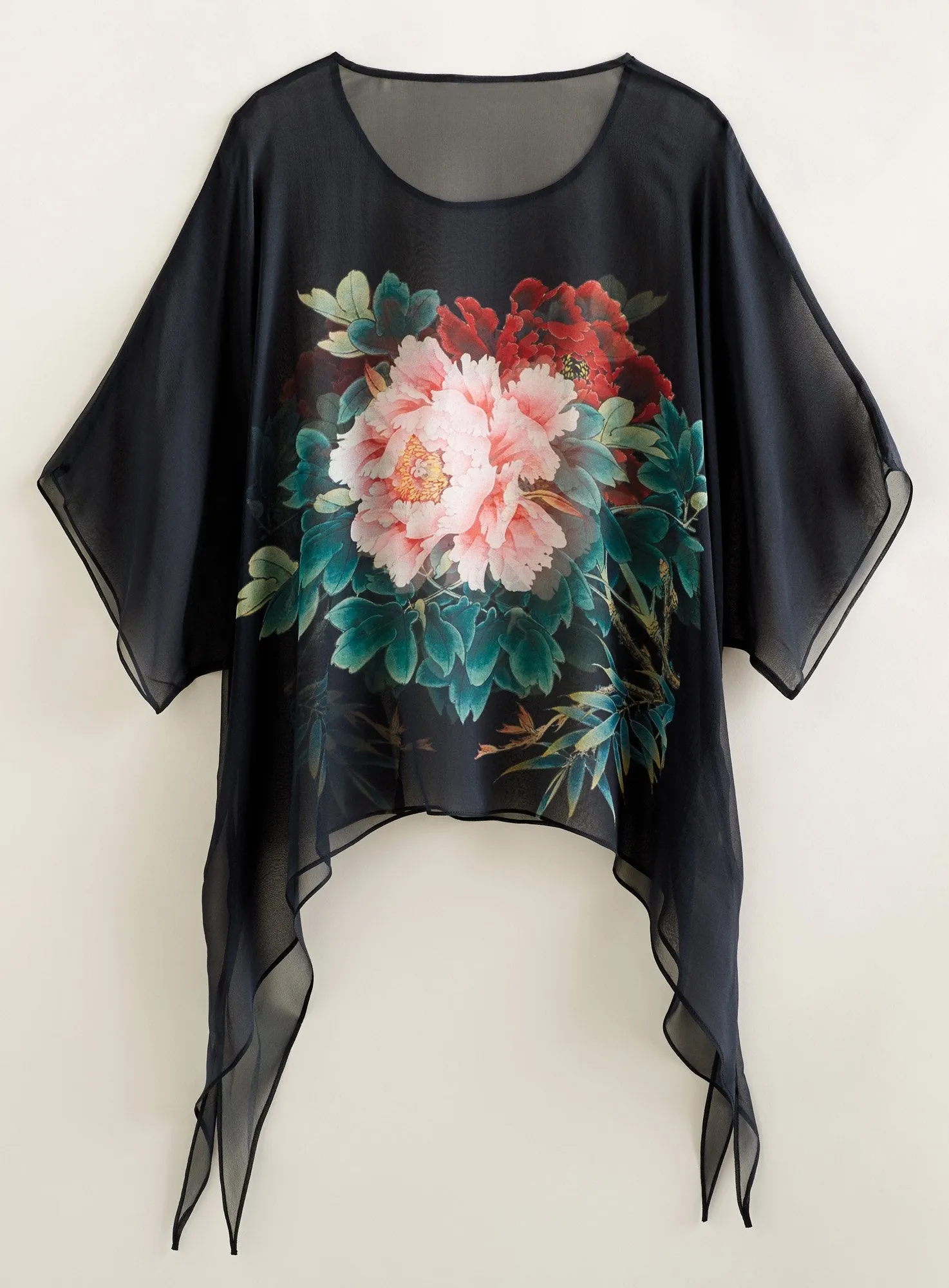 Silk Peony Tunic