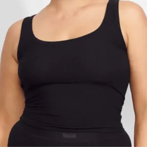 Skims Soft Lounge Tank NWT RIB ONYX