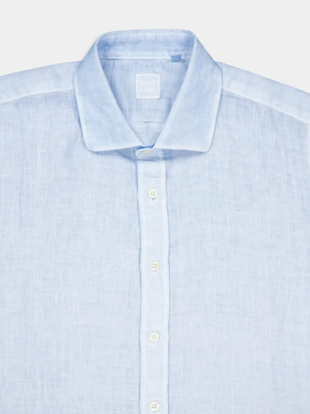 Sky Blue Linen Shirt