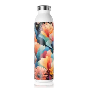 Slim Water Bottle - Philomena Kinkaku-ji Art Deco