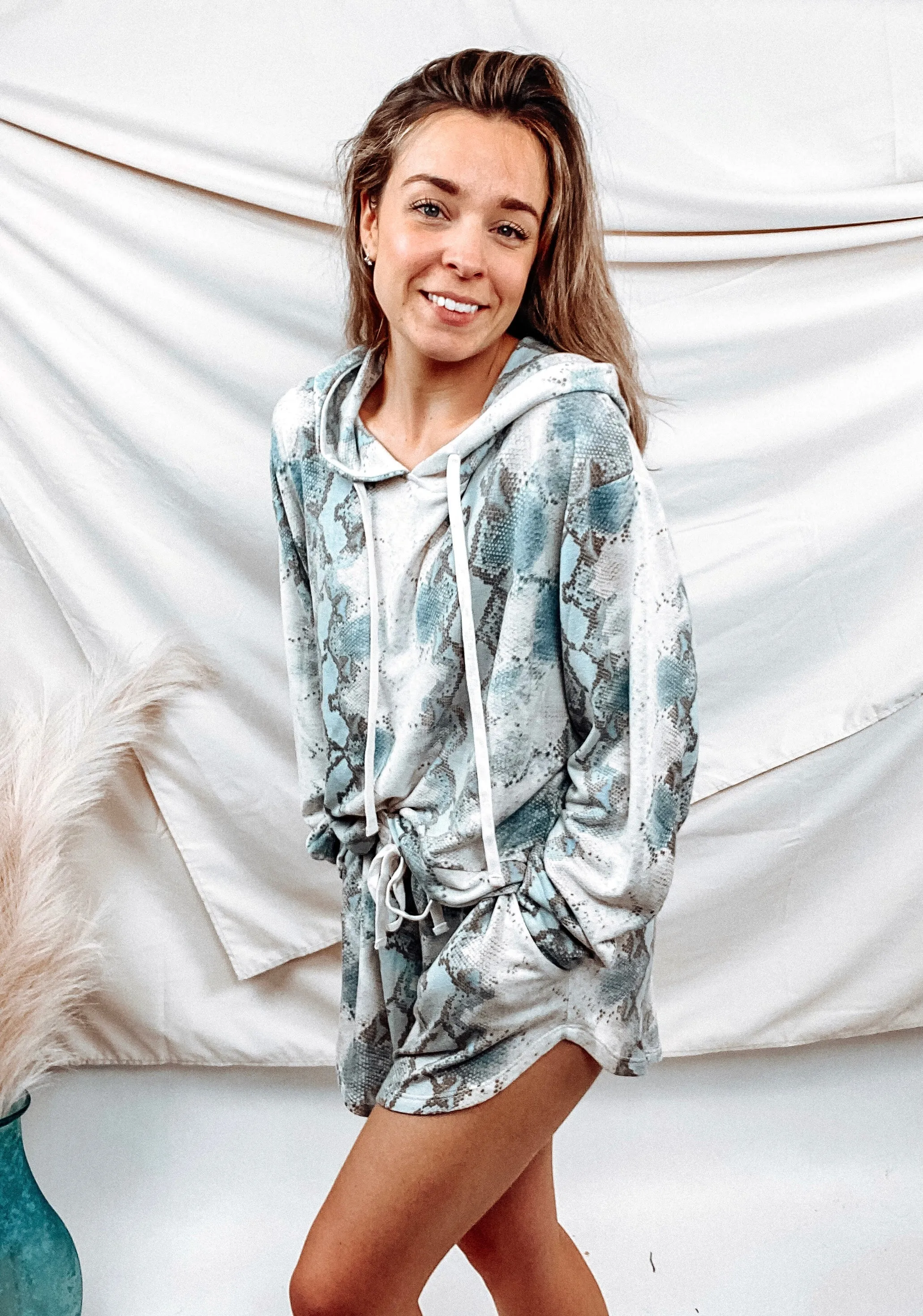 Sloane Snakeskin Lounge Set