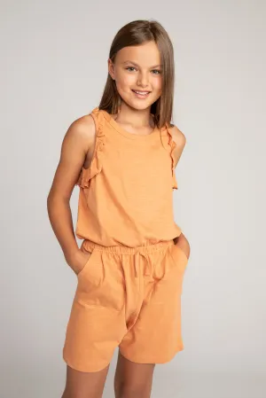 Slub Frill Playsuit
