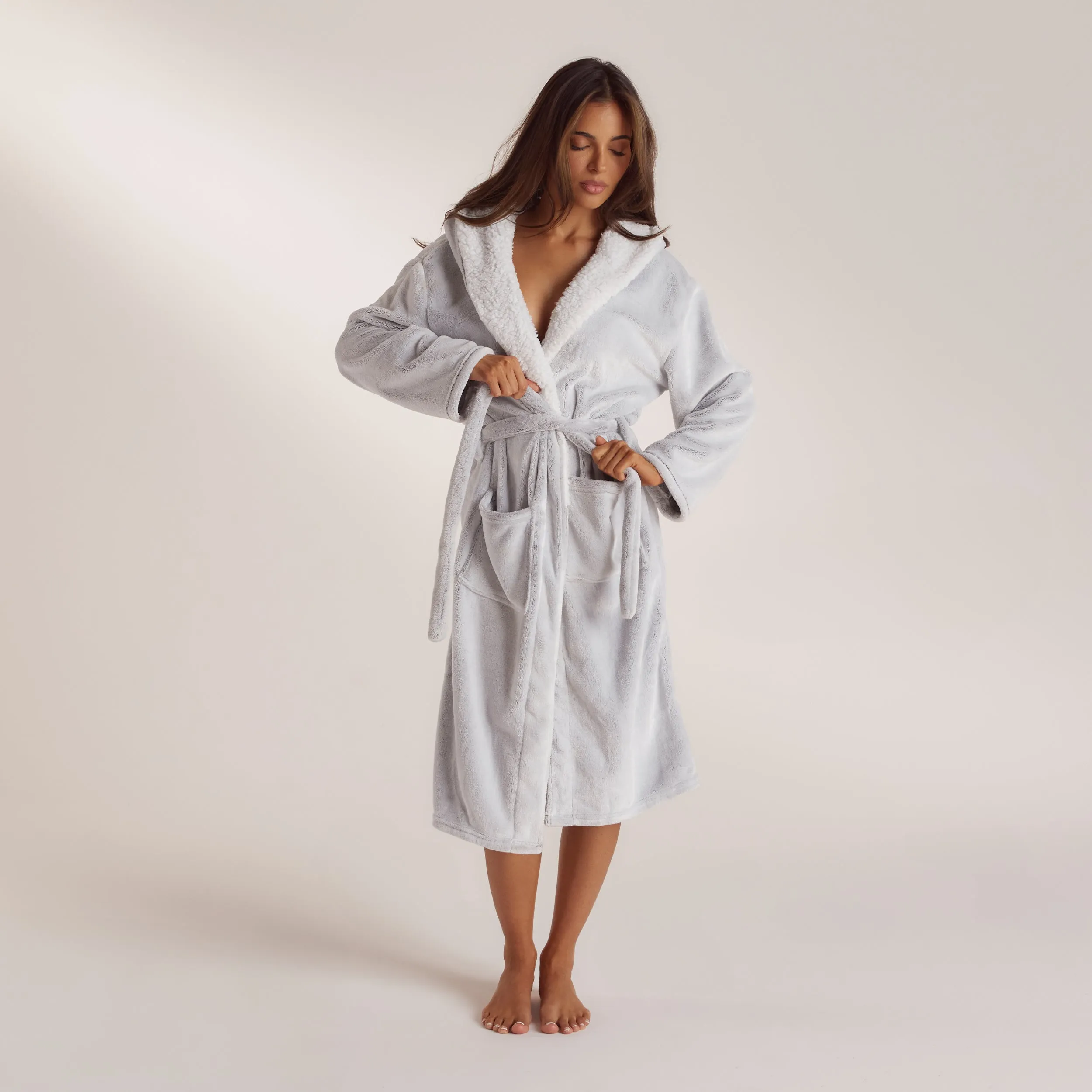 So Soft Luxury Robe de Chambre - Gris