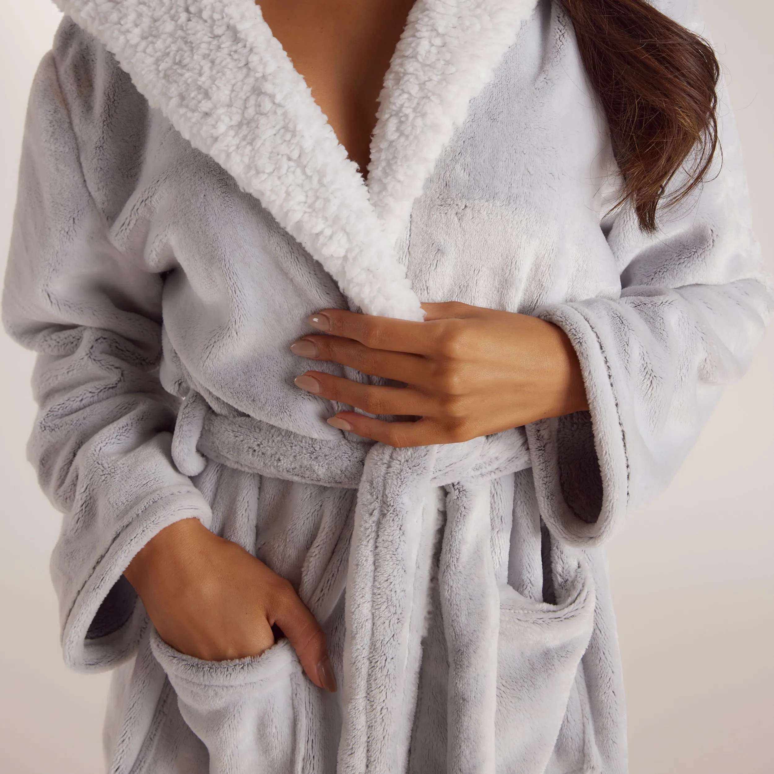 So Soft Luxury Robe de Chambre - Gris