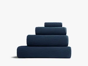 Soft Rib Towels (Marine)