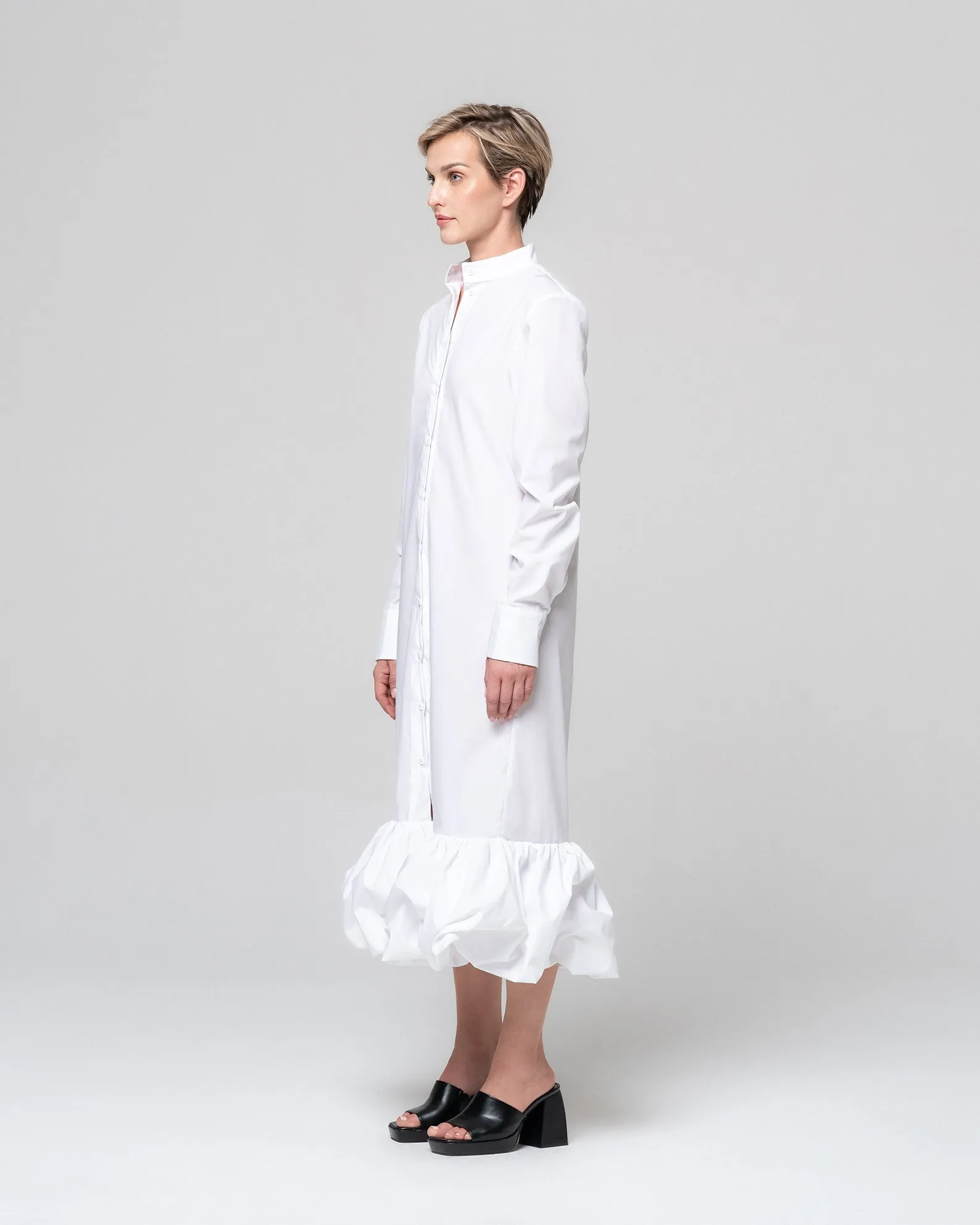 SOLA WHITE SHIRT DRESS