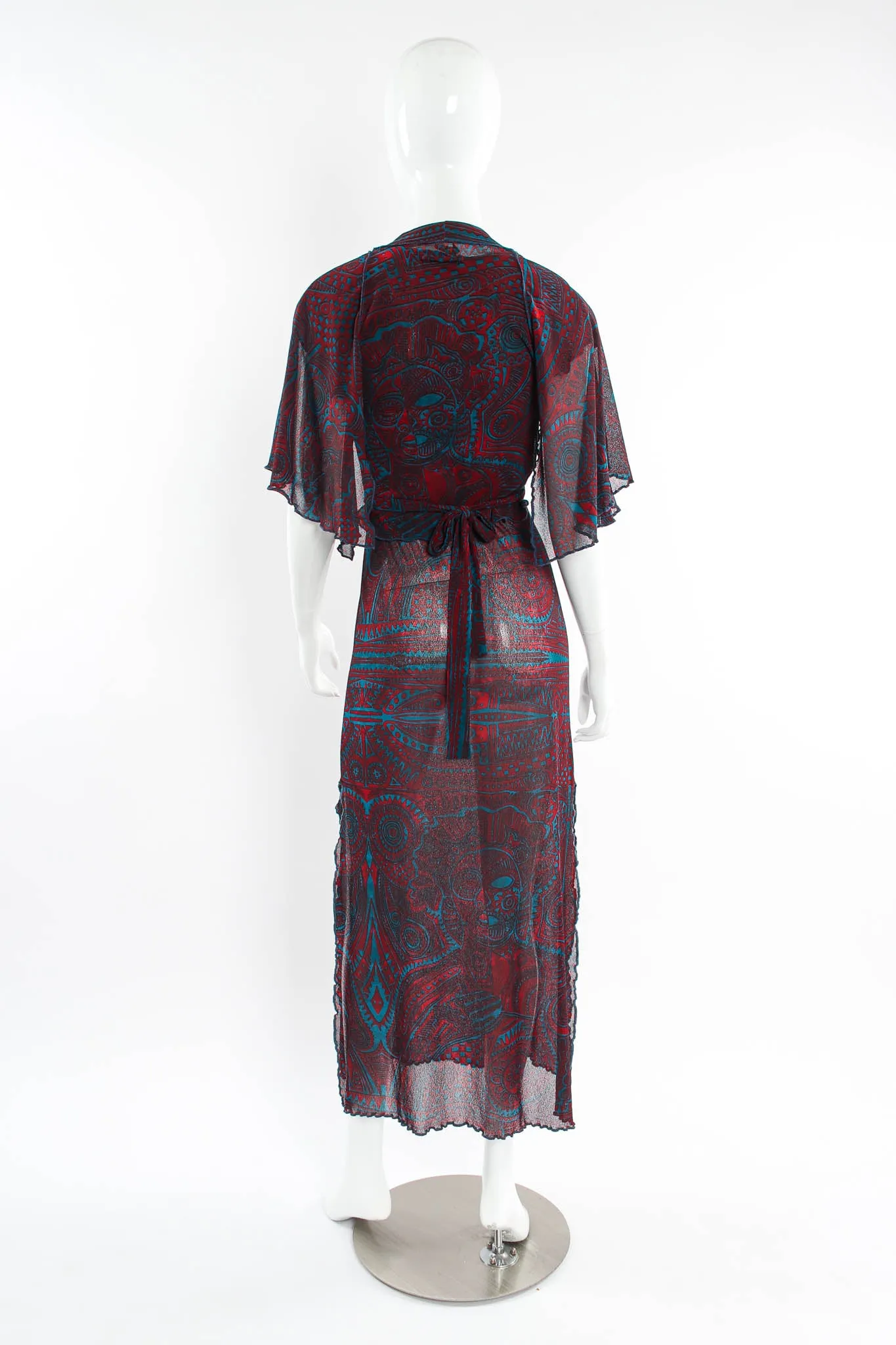 Soleil Tribal Mask Shawl & Dress Set