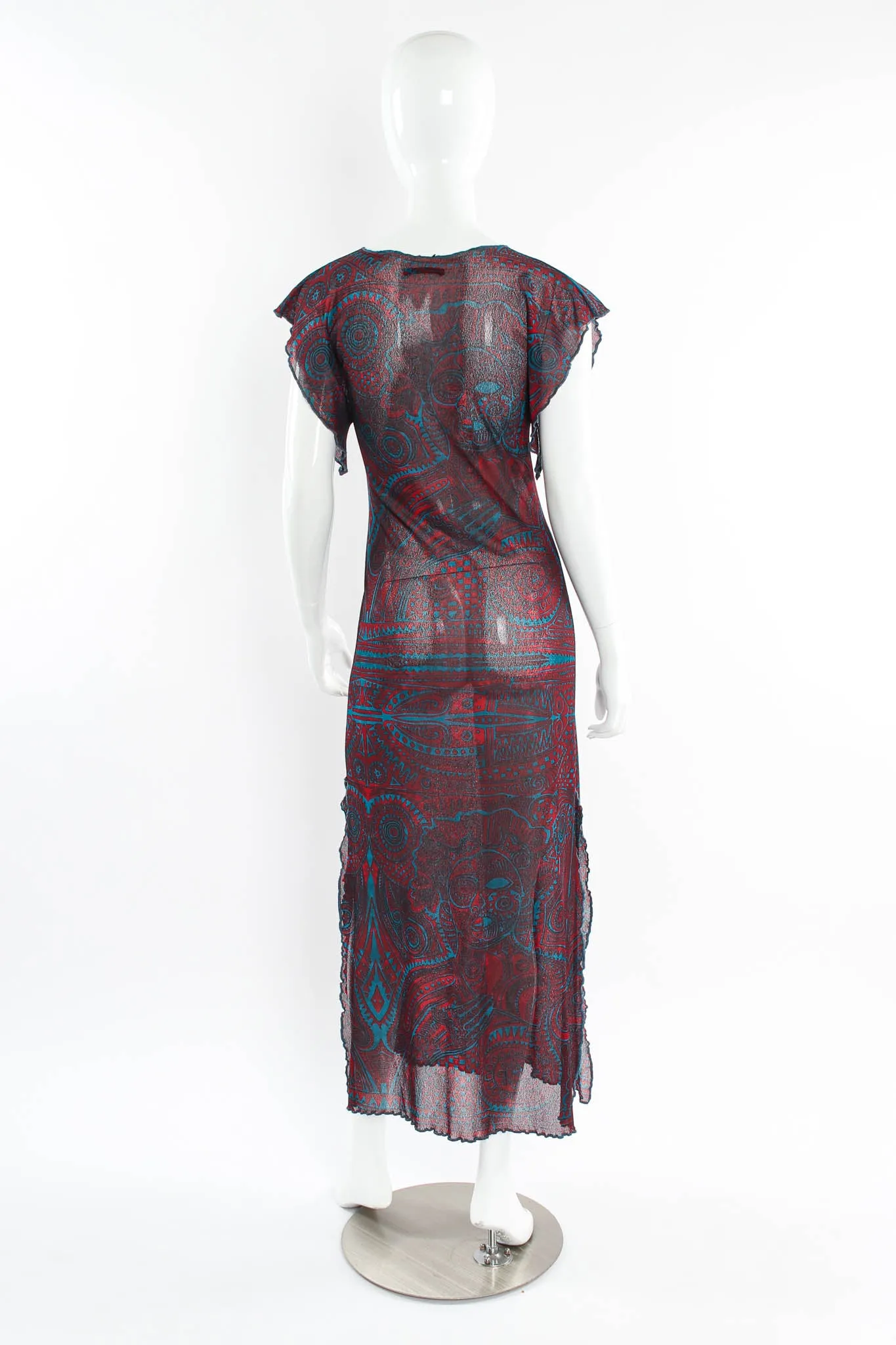 Soleil Tribal Mask Shawl & Dress Set