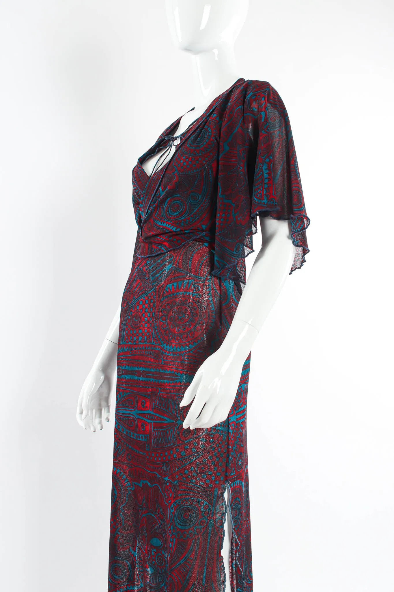 Soleil Tribal Mask Shawl & Dress Set