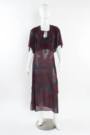 Soleil Tribal Mask Shawl & Dress Set