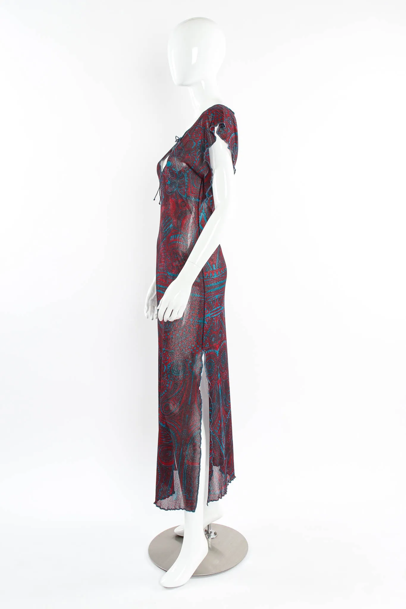 Soleil Tribal Mask Shawl & Dress Set