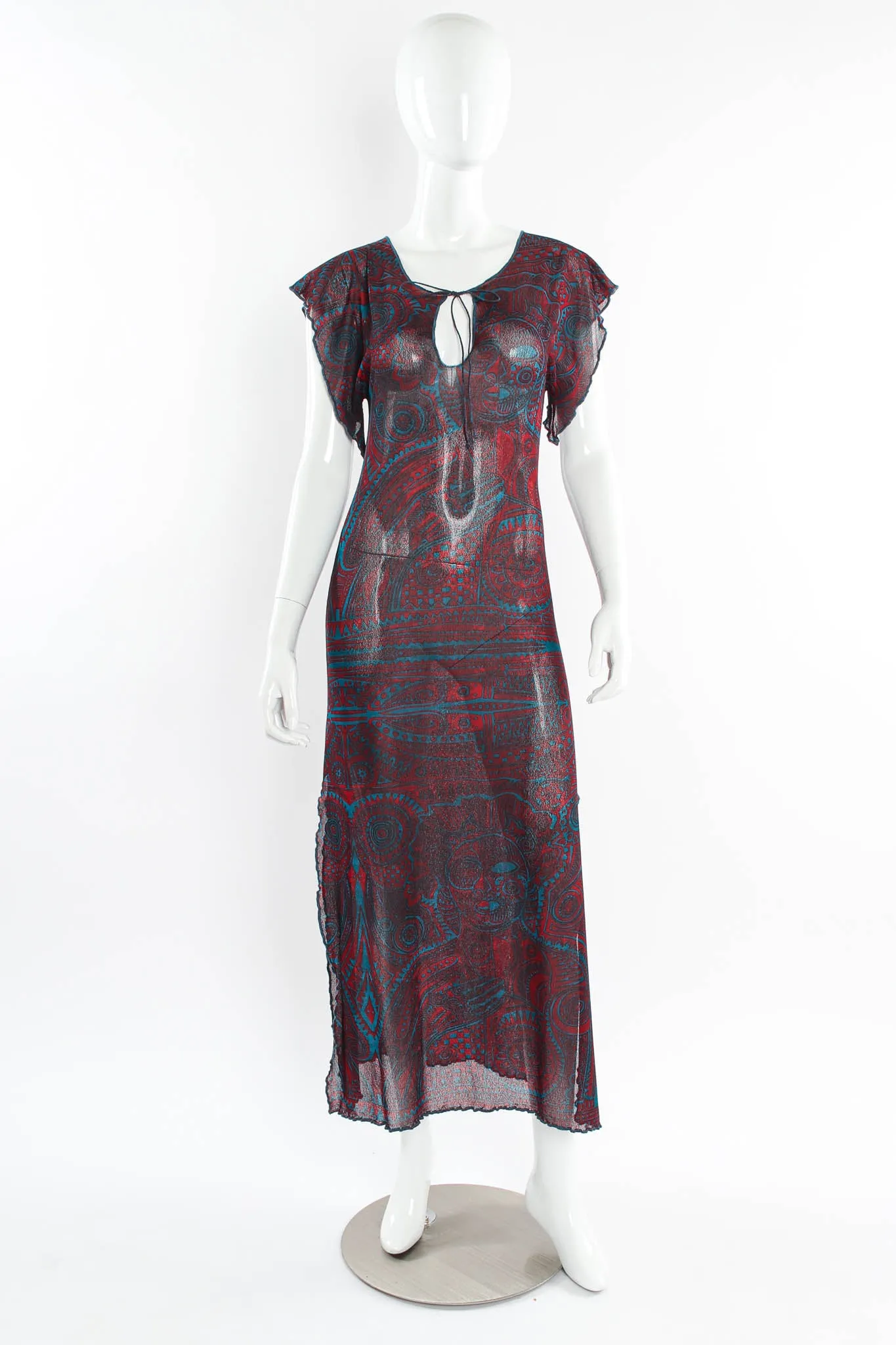 Soleil Tribal Mask Shawl & Dress Set