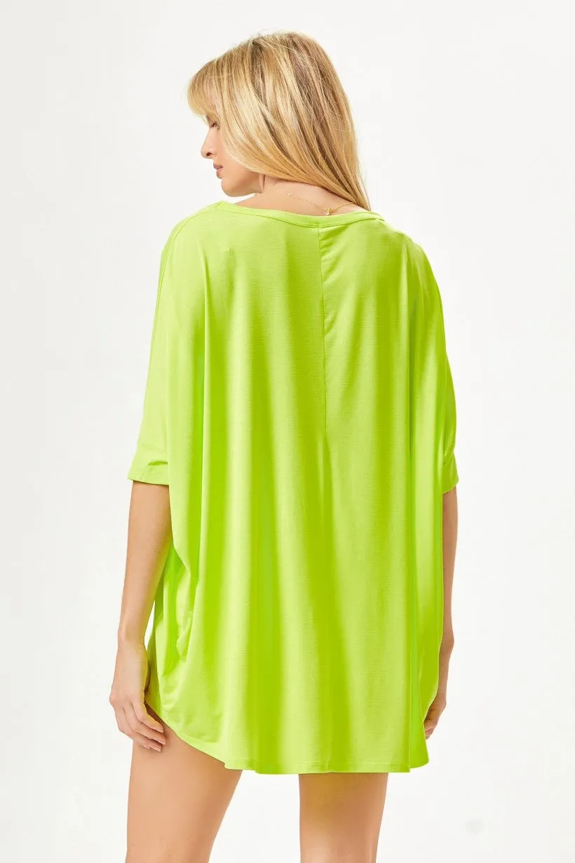 Solid Dolman Dear Scarlett Blouse