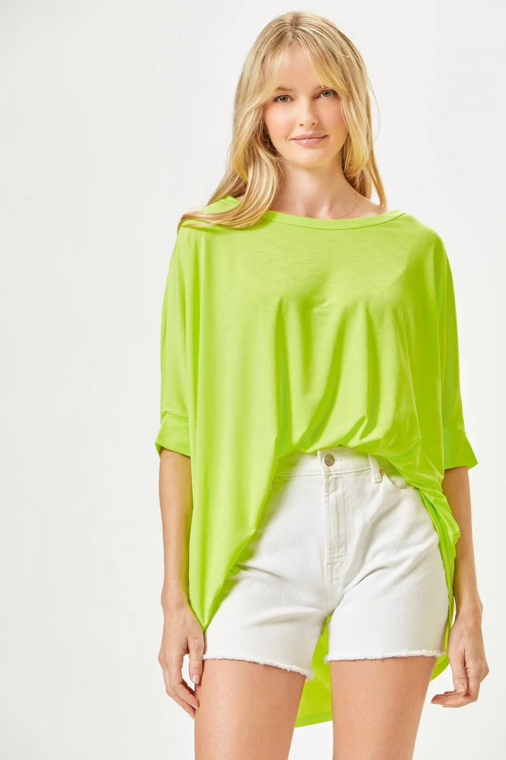 Solid Dolman Dear Scarlett Blouse