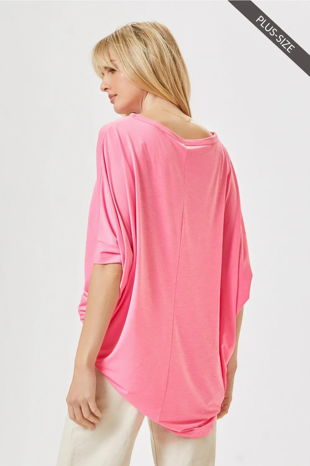 Solid Dolman Dear Scarlett Blouse