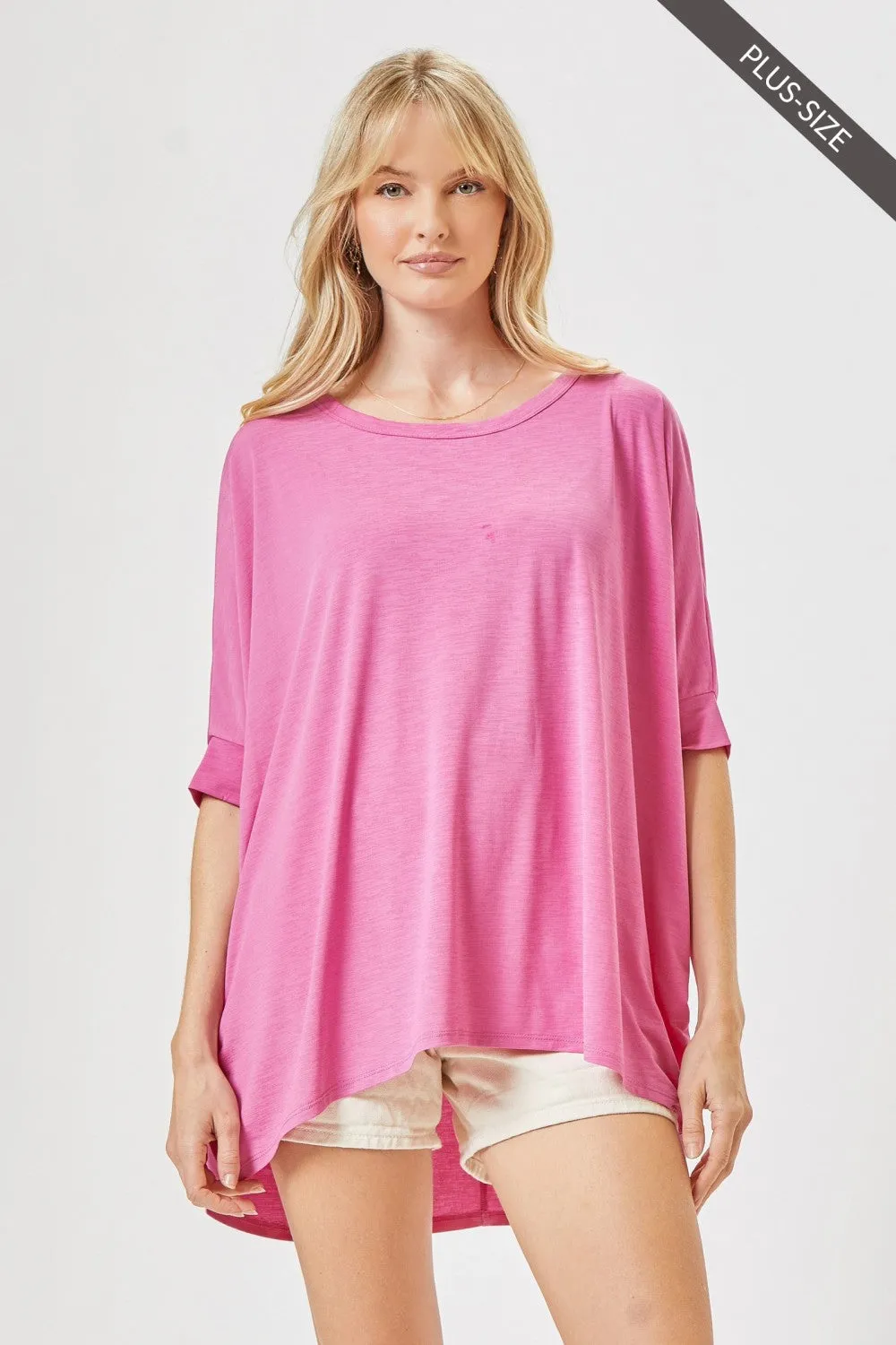 Solid Dolman Dear Scarlett Blouse