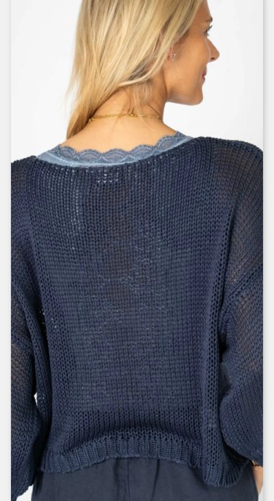 Solid Knit Top – Made in Italy