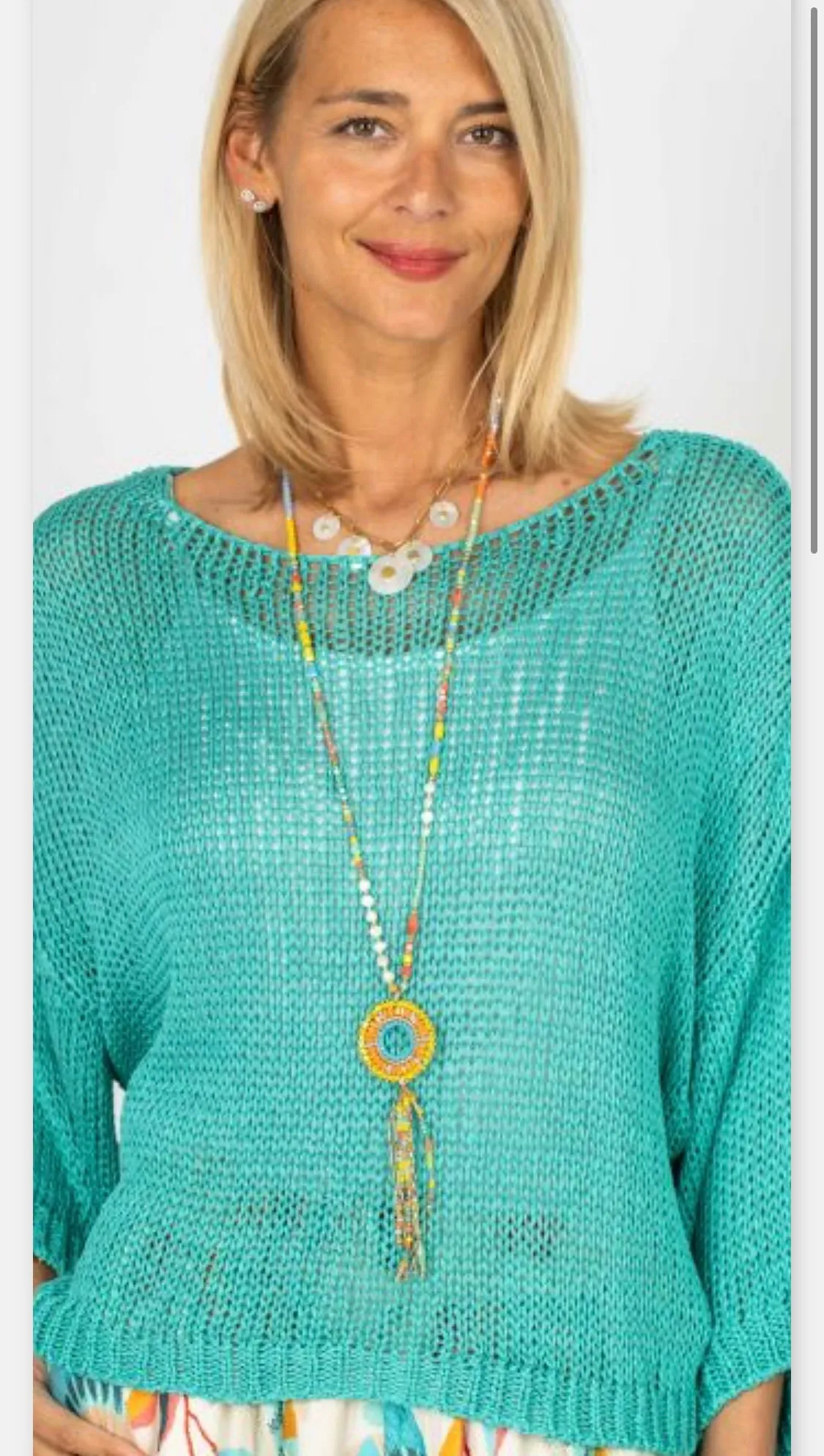 Solid Knit Top – Made in Italy