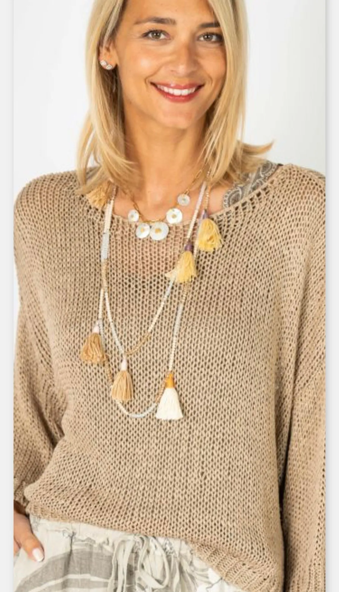 Solid Knit Top – Made in Italy