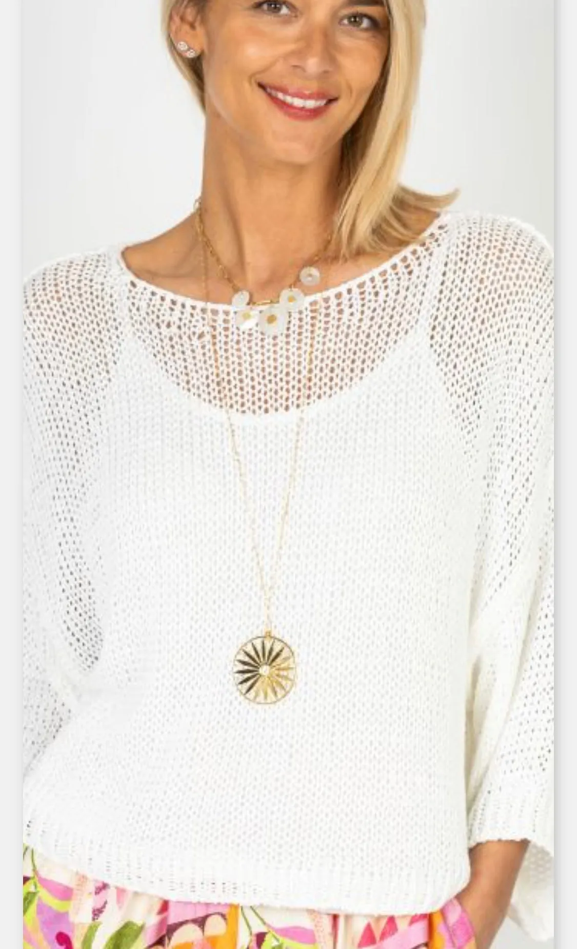 Solid Knit Top – Made in Italy