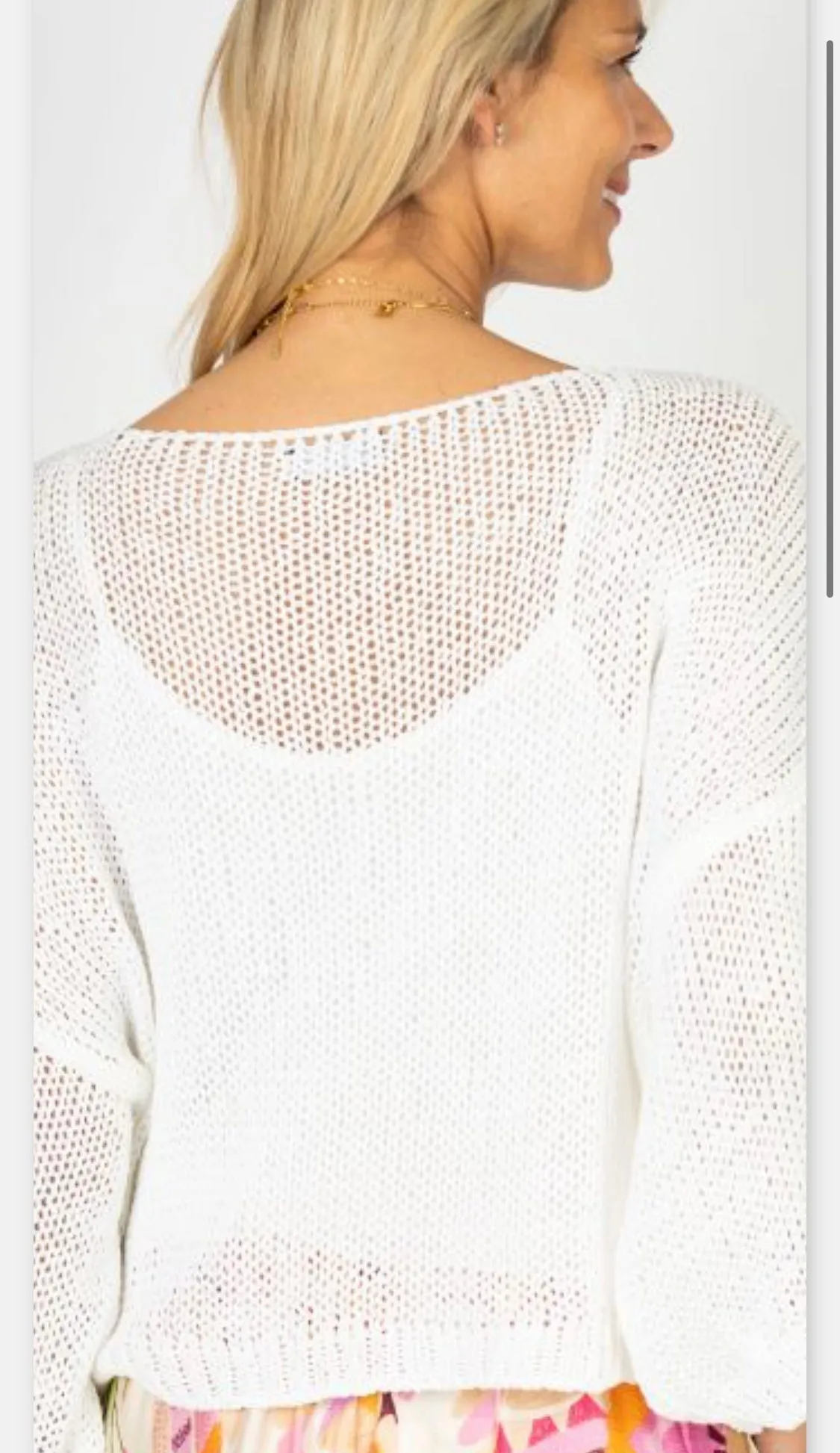 Solid Knit Top – Made in Italy