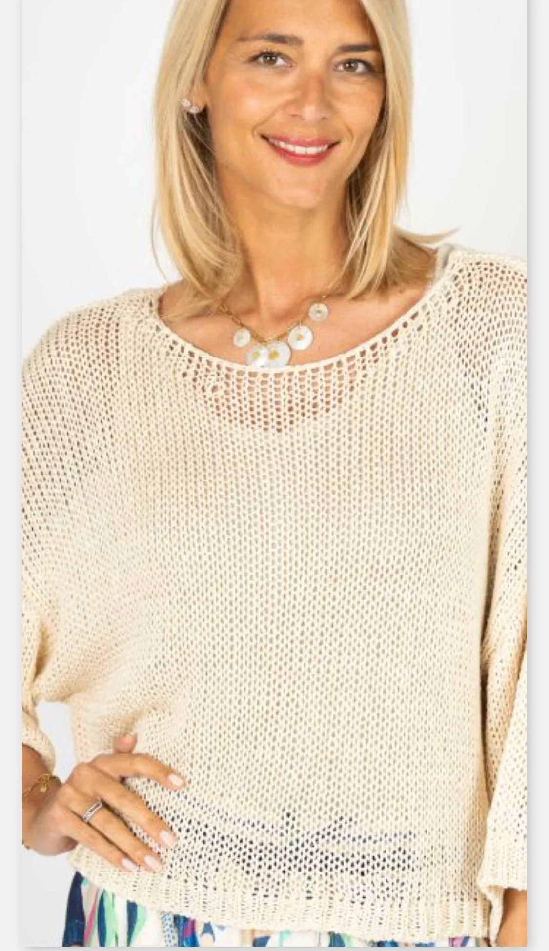 Solid Knit Top – Made in Italy