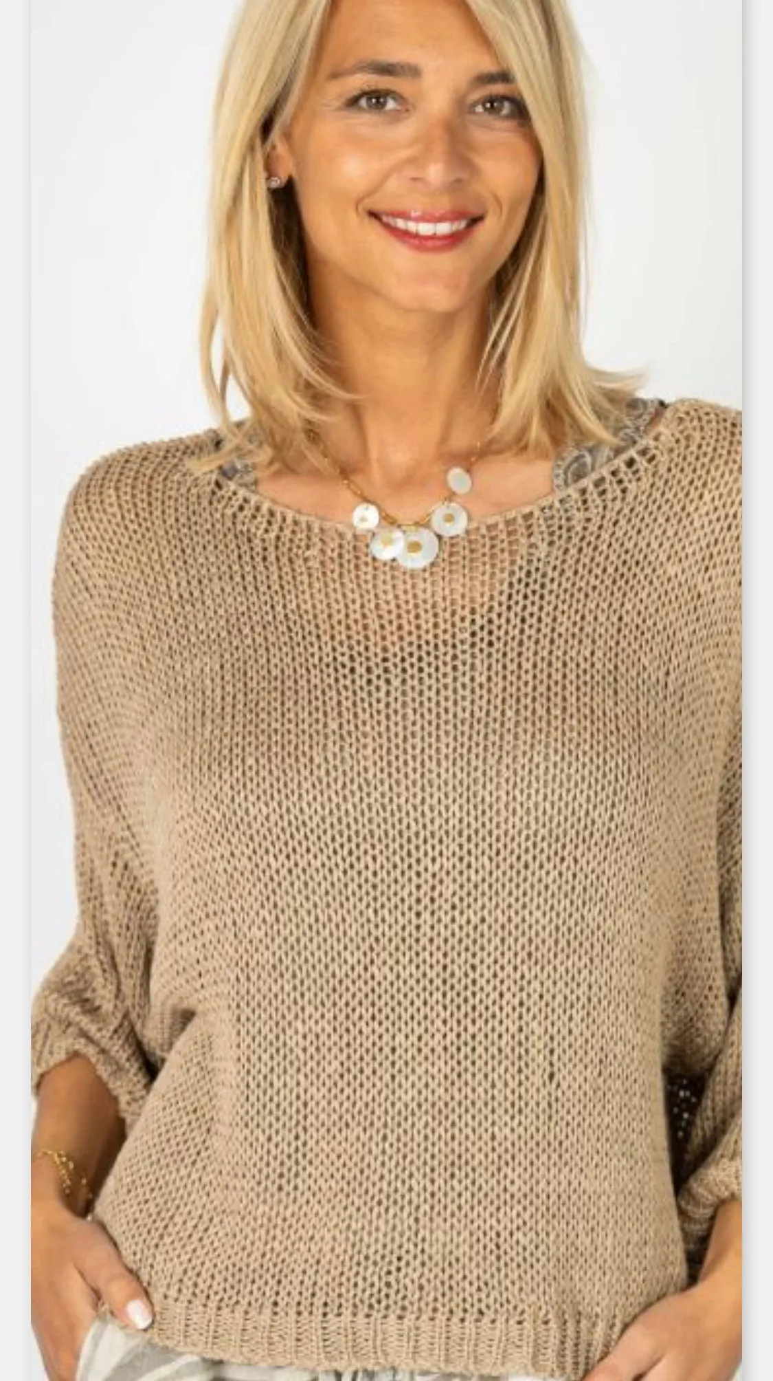 Solid Knit Top – Made in Italy