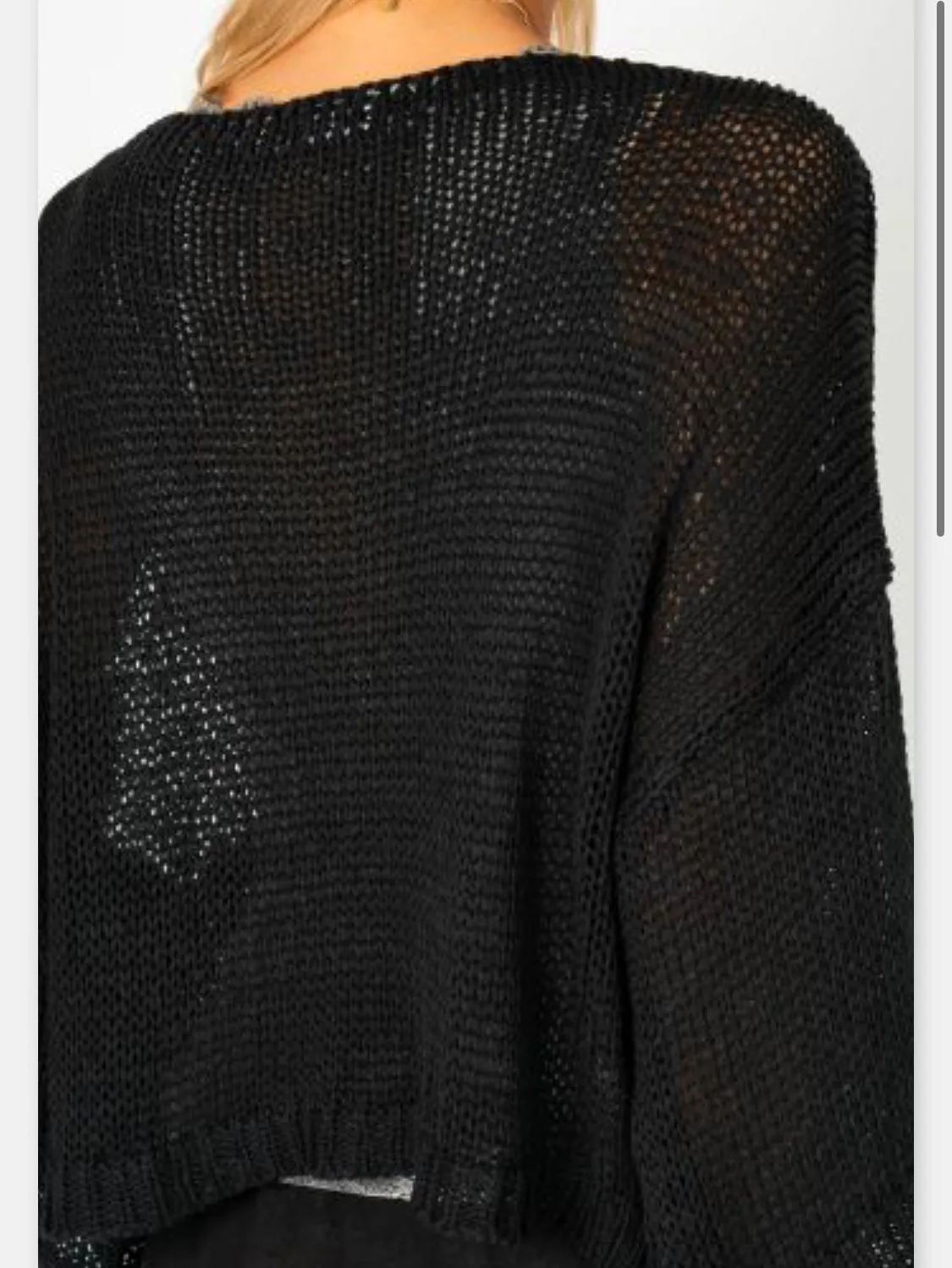 Solid Knit Top – Made in Italy