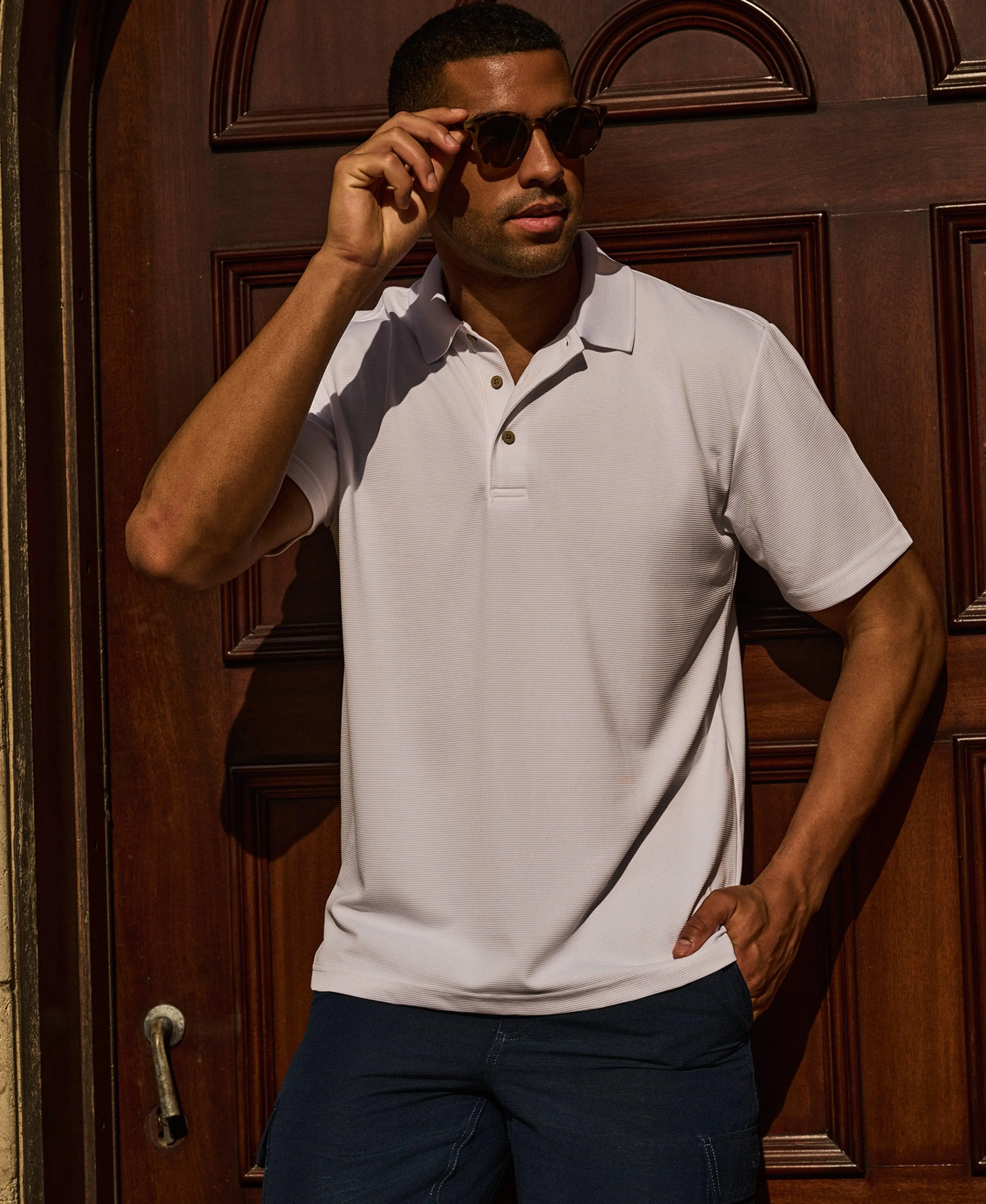 Solid Textured Polo
