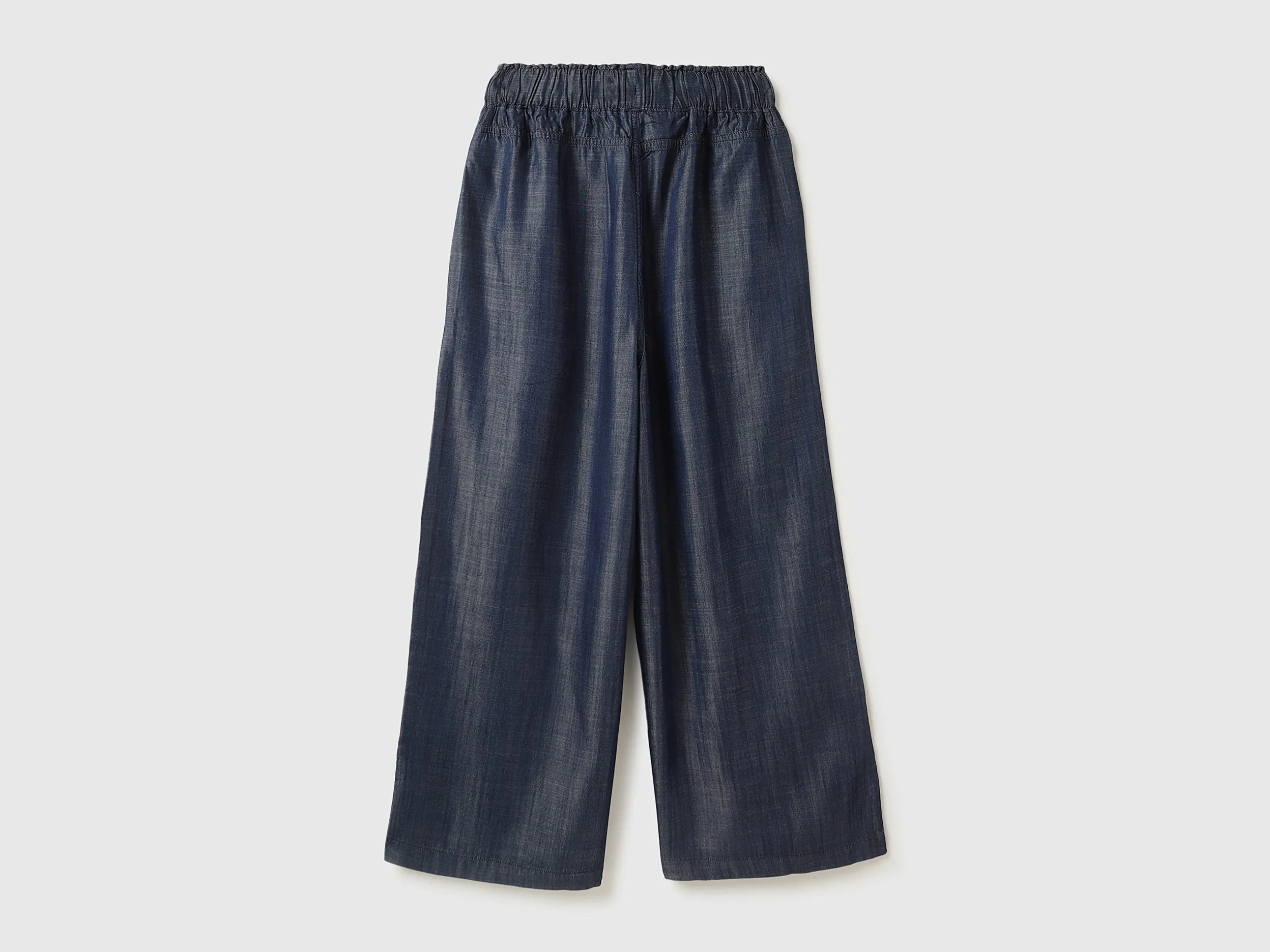 Solid Wide Leg Pants