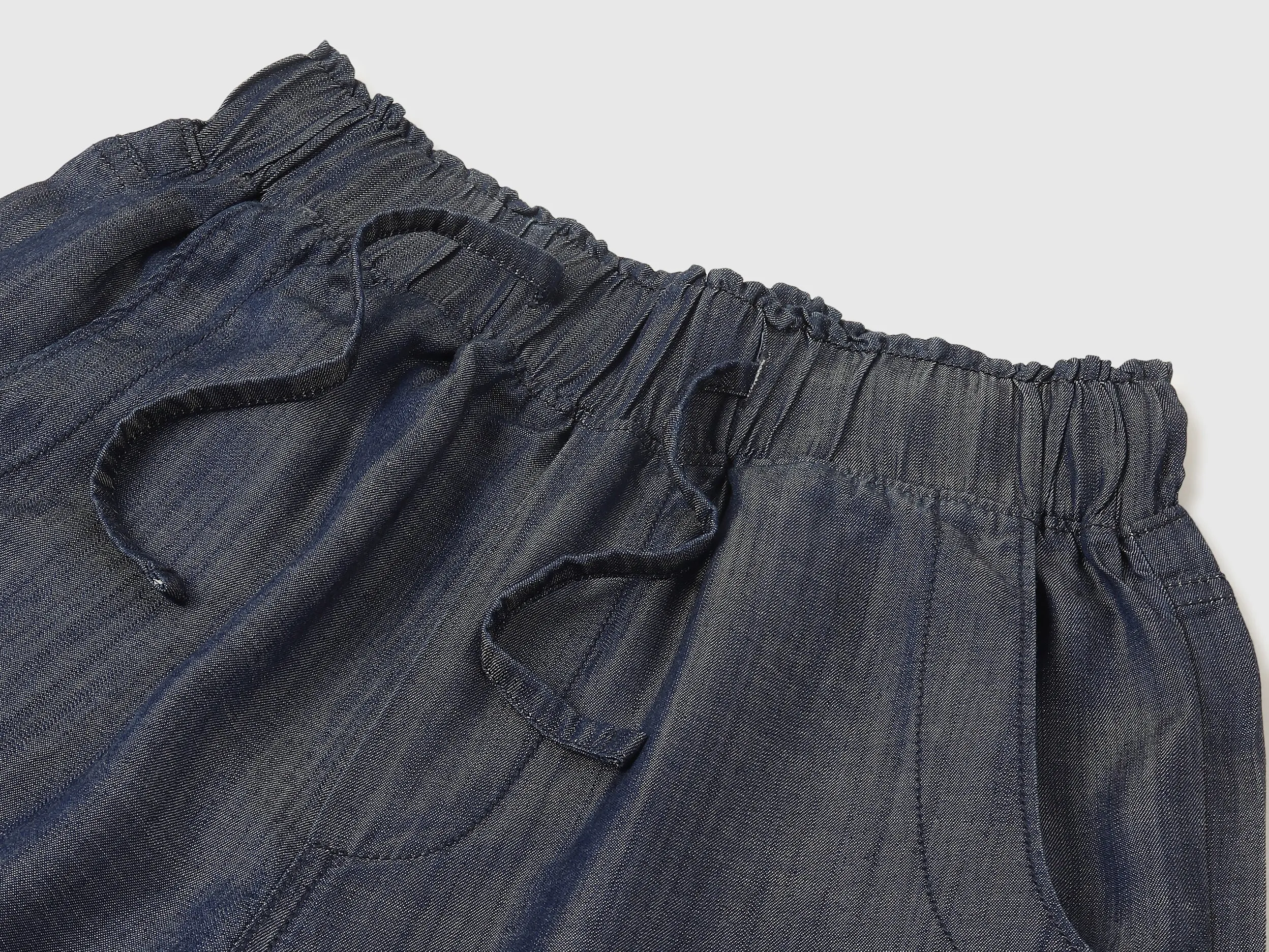 Solid Wide Leg Pants