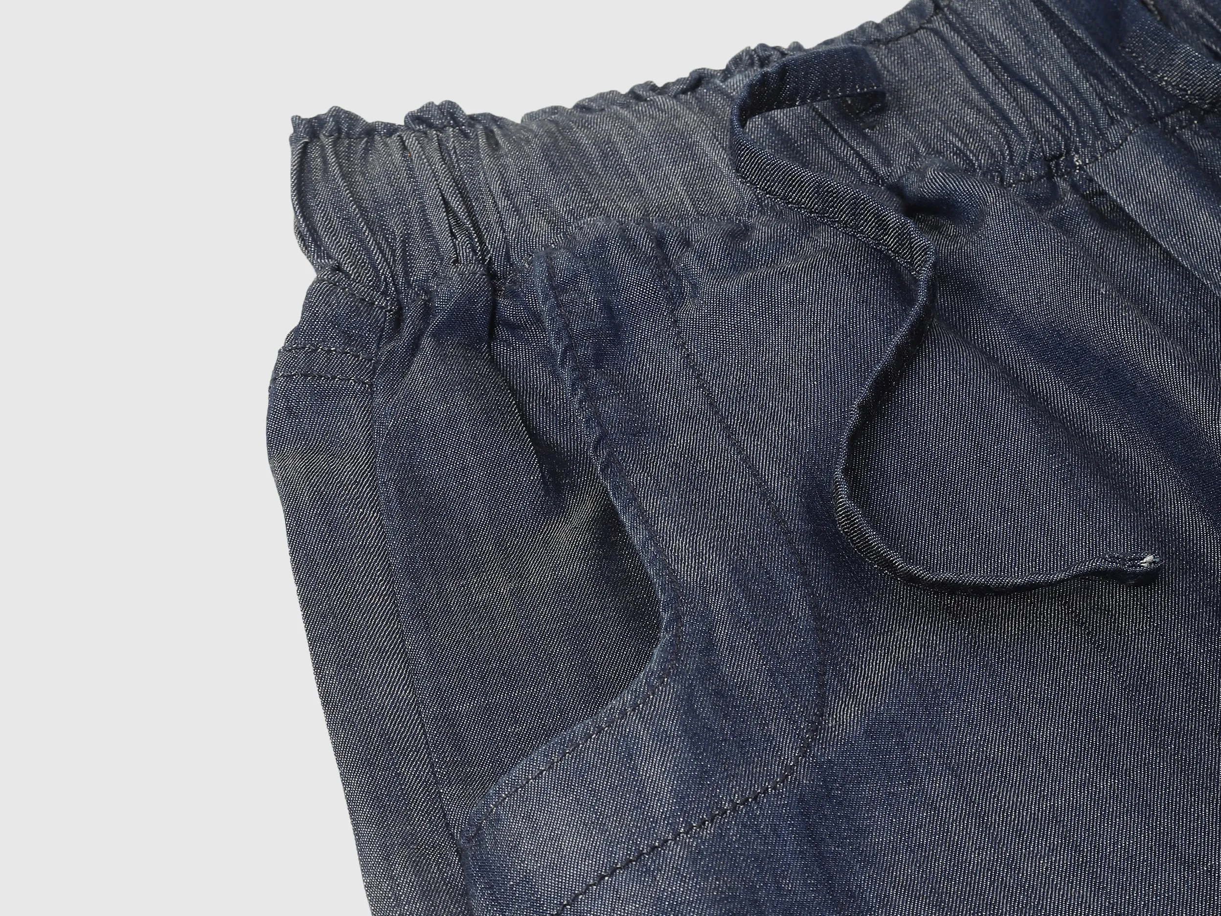 Solid Wide Leg Pants