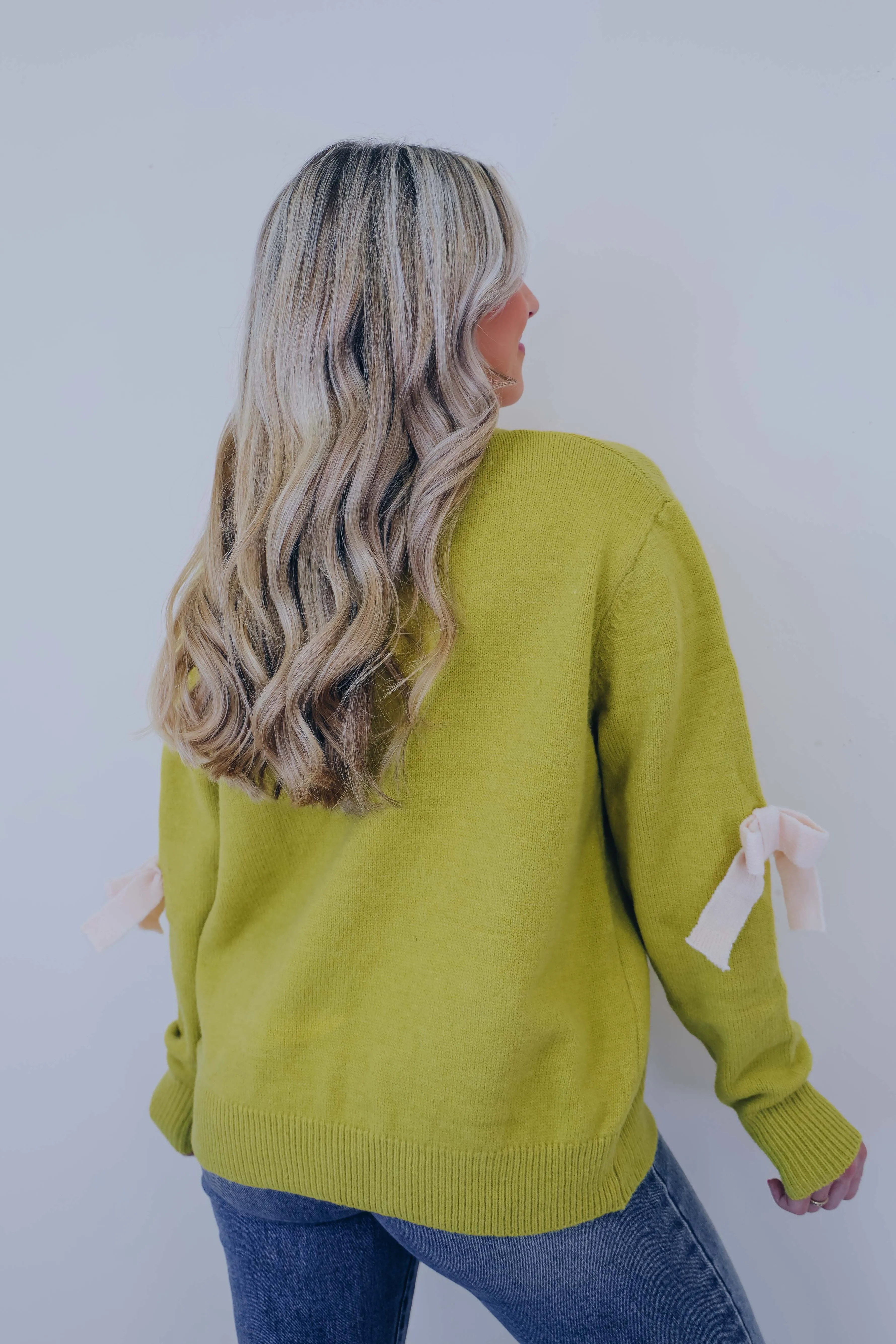 Sophia Bow Embellished Cardigan - 2 Colors