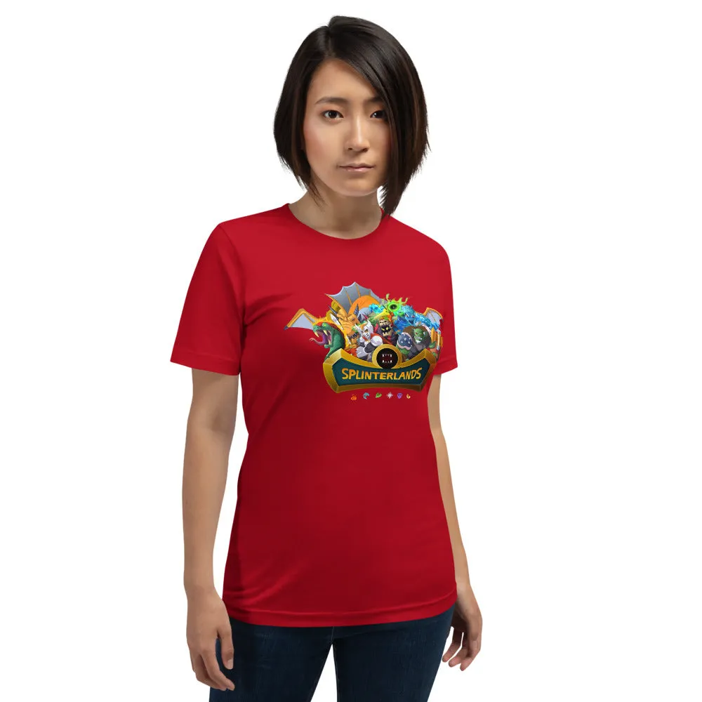 Splinterlands Logo (  Characters) Short-Sleeve Unisex T-Shirt
