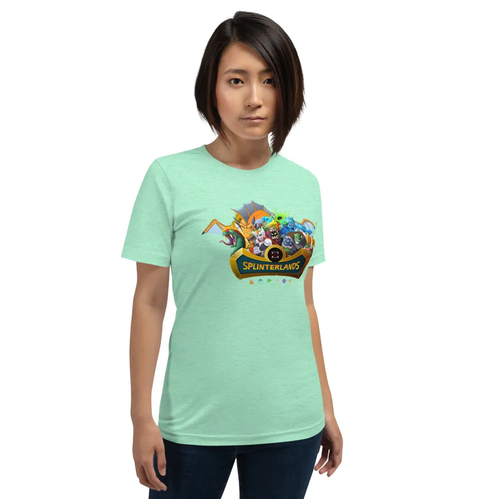 Splinterlands Logo (  Characters) Short-Sleeve Unisex T-Shirt