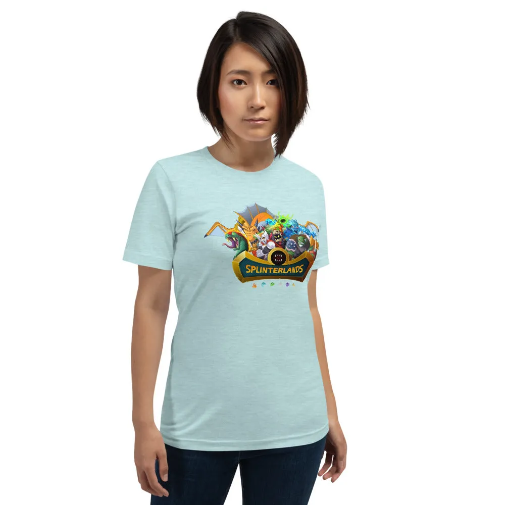 Splinterlands Logo (  Characters) Short-Sleeve Unisex T-Shirt