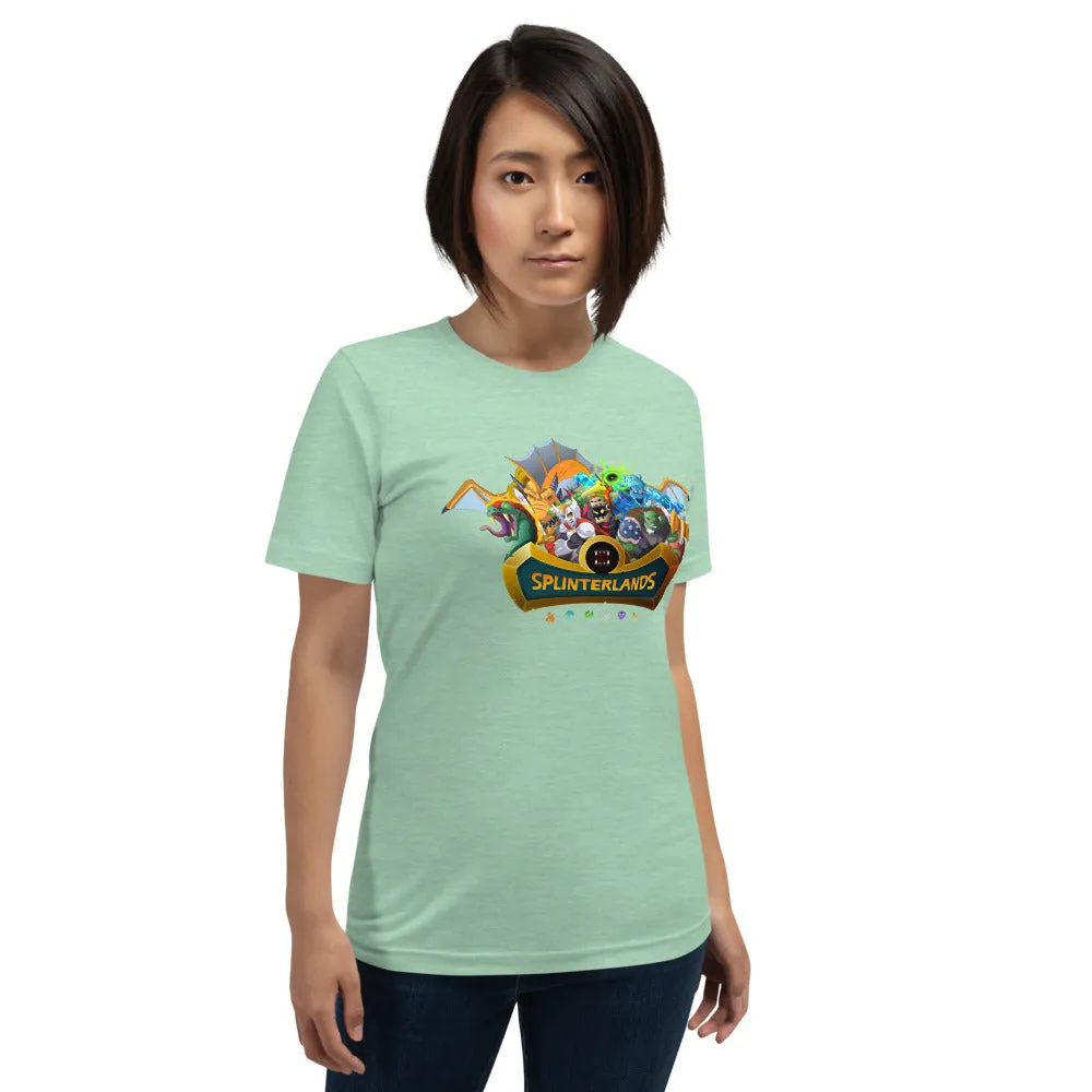 Splinterlands Logo (  Characters) Short-Sleeve Unisex T-Shirt