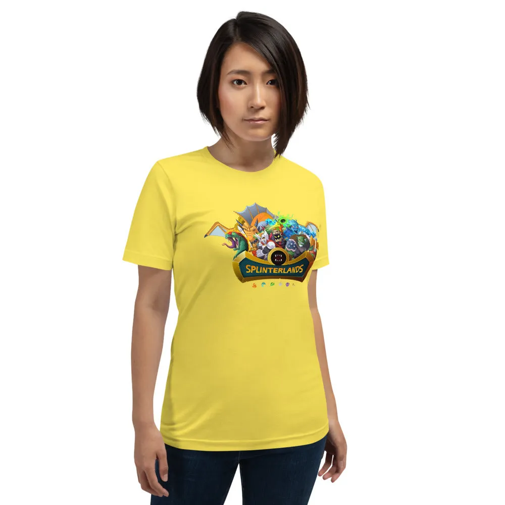 Splinterlands Logo (  Characters) Short-Sleeve Unisex T-Shirt
